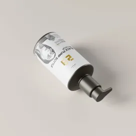 Black Plastic Pump Bottle 05